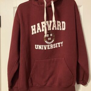 Harvard University Crimson Bay State Gear Men’s Size Large Hooded Sweatshirt